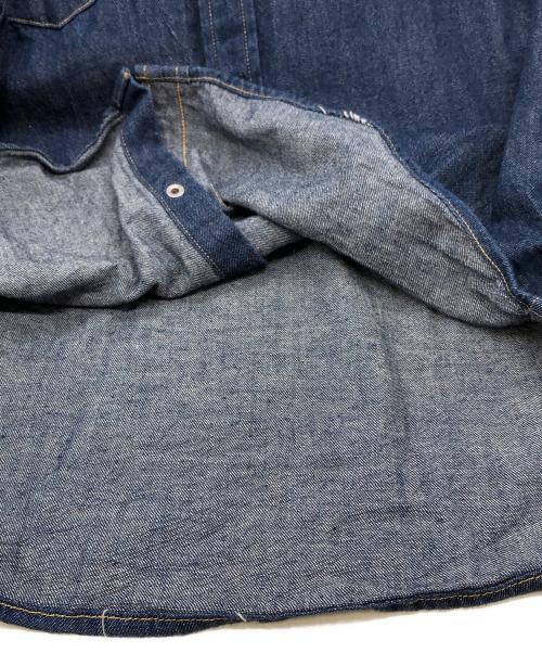 LEVI'S（リーバイス）LEVI'S (リーバイス) FACETASM (ファセッタズム) サイドラインデニムウエスタンシャツ インディゴ サイズ:Lの古着・服飾アイテム