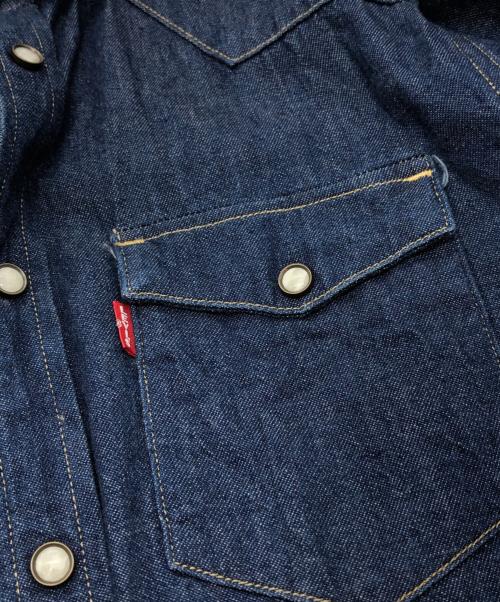 LEVI'S（リーバイス）LEVI'S (リーバイス) FACETASM (ファセッタズム) サイドラインデニムウエスタンシャツ インディゴ サイズ:Lの古着・服飾アイテム