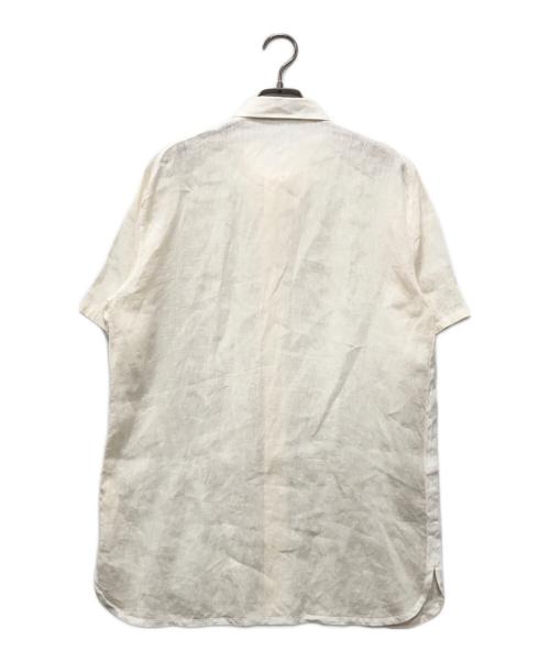 LOUIS VUITTON（ルイ ヴィトン）LOUIS VUITTON (ルイ ヴィトン) 半袖リネンシャツ ホワイト サイズ:Mの古着・服飾アイテム