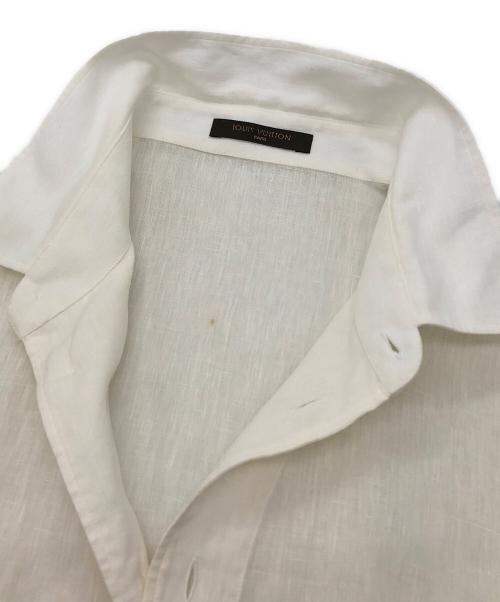 LOUIS VUITTON（ルイ ヴィトン）LOUIS VUITTON (ルイ ヴィトン) 半袖リネンシャツ ホワイト サイズ:Mの古着・服飾アイテム