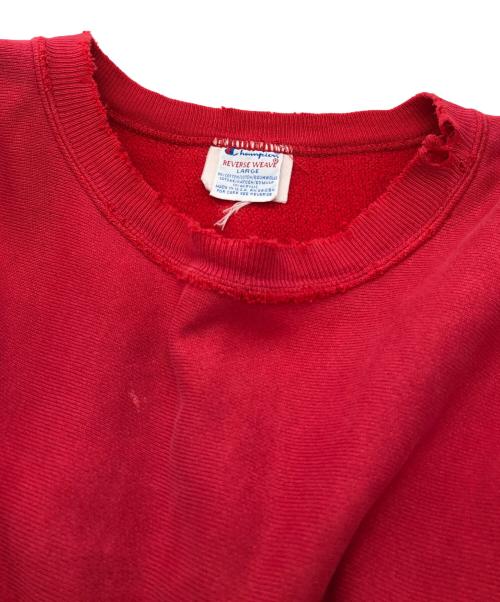 Champion REVERSE WEAVE（チャンピオン リバース ウィーブ）Champion REVERSE WEAVE (チャンピオン リバース ウィーブ) 90’S リバースウィーブスウェット レッド サイズ:Lの古着・服飾アイテム