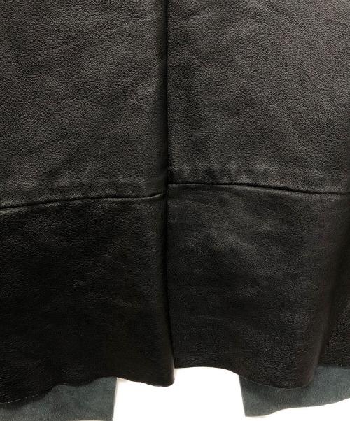 bukht（ブフト）bukht (ブフト) ラムレザーTシャツ ブラック サイズ:Fの古着・服飾アイテム