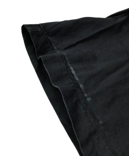 Y's（ワイズ）Y's (ワイズ) 変形ワイドラップロングパンツ ブラック サイズ:3の古着・服飾アイテム