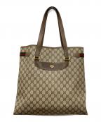 GUCCIグッチ）の古着「シェリーライン・トートバッグ」｜ブラウン