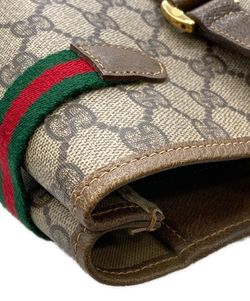 GUCCI（グッチ）GUCCI (グッチ) シェリーライン・トートバッグ ブラウン サイズ:下記参照の古着・服飾アイテム