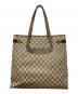GUCCI (グッチ) シェリーライン・トートバッグ ブラウン サイズ:下記参照：25000円