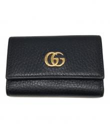 GUCCI（グッチ）の古着「GGマーモントキーケース」｜ブラック