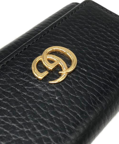 GUCCI（グッチ）GUCCI (グッチ) GGマーモントキーケース ブラック サイズ:下記参照の古着・服飾アイテム