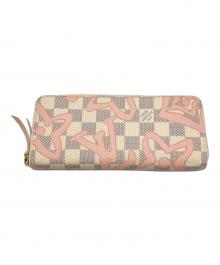 LOUIS VUITTON（ルイ ヴィトン）の古着「ラウンドファスナー財布」｜ピンク