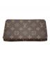 LOUIS VUITTON（ルイ ヴィトン）の古着「ラウンドファスナー財布」｜ブラウン