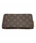 LOUIS VUITTON (ルイ ヴィトン) ラウンドファスナー財布 ブラウン サイズ:下記参照：65000円
