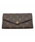 LOUIS VUITTON（ルイ ヴィトン）の古着「長財布」｜ブラウン