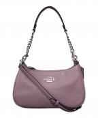 COACHコーチ）の古着「テリ ショルダー バッグ」｜パープル