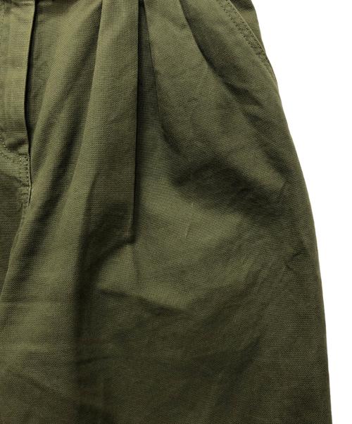 BALMAIN（バルマン）BALMAIN (バルマン) ロゴバックルパンツ グリーン サイズ:34の古着・服飾アイテム