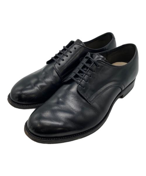 N.HOOLYWOOD（エヌ ハリウッド）N.HOOLYWOOD (エヌ ハリウッド) レザーサービスシューズ ブラック サイズ:9の古着・服飾アイテム