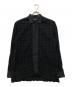 ISSEY MIYAKE MEN（イッセイミヤケメン）の古着「ダイヤジャガードワッフルシャツ」｜ブラック