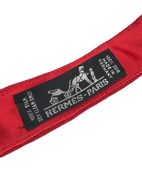 HERMES（エルメス）HERMES (エルメス) ニットタイ レッド サイズ:下記参照の古着・服飾アイテム