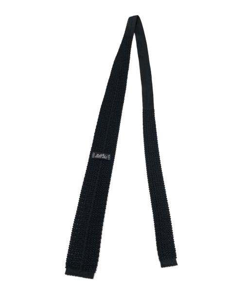 HERMES（エルメス）HERMES (エルメス) ニットタイ ブラック サイズ:下記参照の古着・服飾アイテム