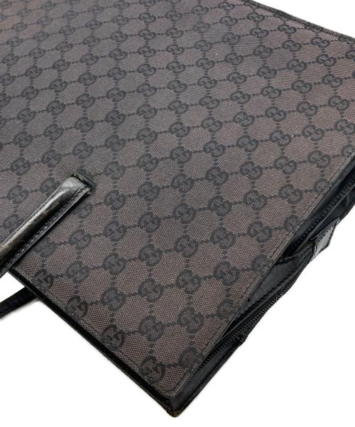 GUCCI（グッチ）GUCCI (グッチ) GGキャンバスビジネスバッグ ブラック サイズ:下記参照の古着・服飾アイテム