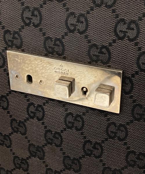 GUCCI（グッチ）GUCCI (グッチ) GGキャンバスビジネスバッグ ブラック サイズ:下記参照の古着・服飾アイテム