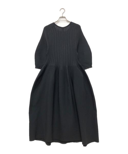 CFCL（シーエフシーエル）CFCL (シーエフシーエル) POTTERY LONG PUFF SLEEVE DRESS ブラック サイズ:1の古着・服飾アイテム