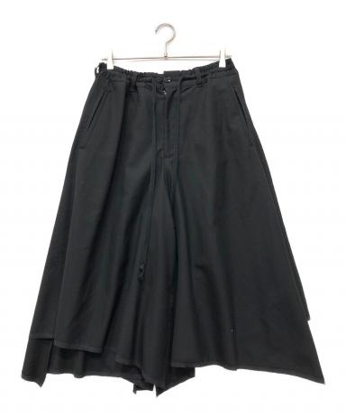 中古・古着通販】GROUND Y (グラウンドワイ) パンツスカート ブラック