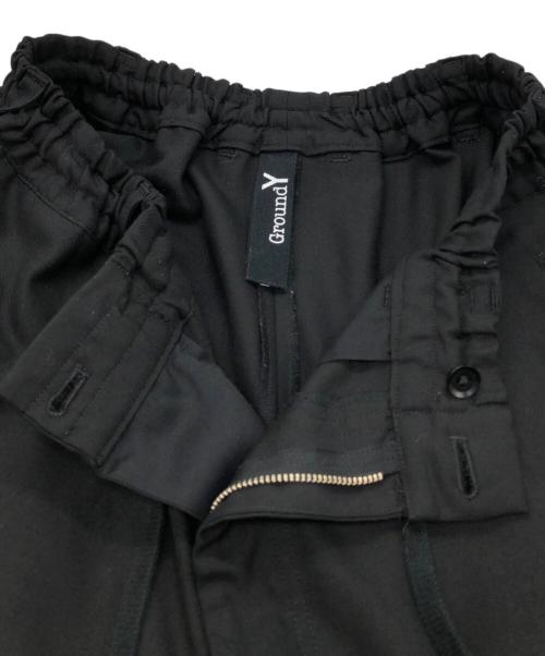GROUND Y（グラウンドワイ）GROUND Y (グラウンドワイ) パンツスカート ブラック サイズ:3の古着・服飾アイテム