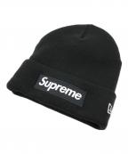 SUPREME×New Eraシュプリーム×ニューエラ）の古着「Box Logo Beanie」｜ブラック