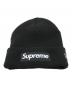 Supreme (シュプリーム) New Era (ニューエラ) Box Logo Beanie ブラック サイズ:下記参照：10000円