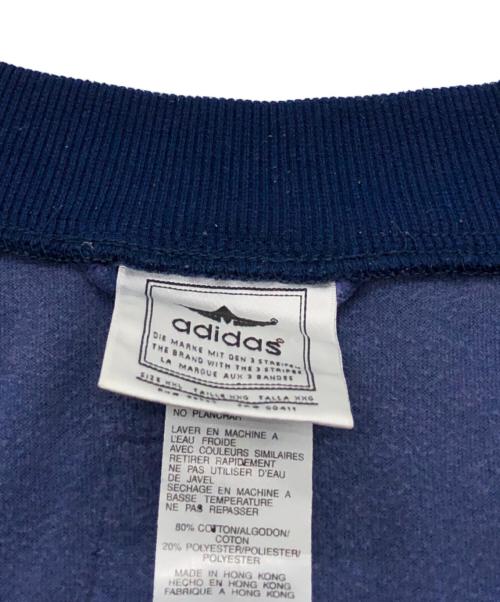 adidas（アディダス）adidas (アディダス) ベロアトラックジャケット ネイビー サイズ:SIZE XXLの古着・服飾アイテム