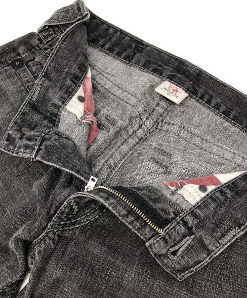 TRUE RELIGION（トゥルー レリジョン）TRUE RELIGION (トゥルー レリジョン) RICKYデニムパンツ グレー サイズ:32の古着・服飾アイテム