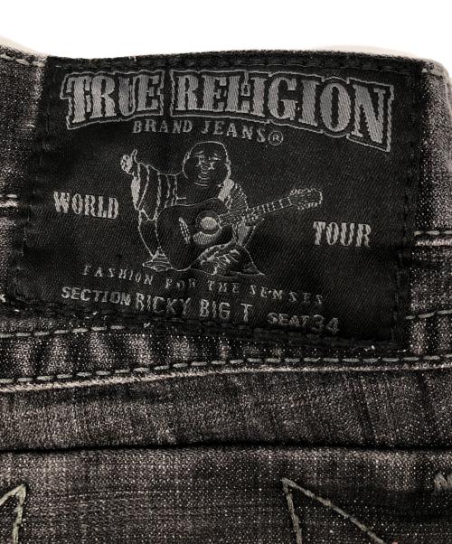 TRUE RELIGION（トゥルー レリジョン）TRUE RELIGION (トゥルー レリジョン) RICKYデニムパンツ グレー サイズ:32の古着・服飾アイテム