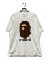 A BATHING APE（アベイシングエイプ）の古着「エイププリントTシャツ」｜ホワイト