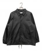 SALUTE HELMサルートヘルム）の古着「レザーコーチジャケット」｜ブラック