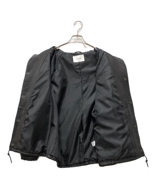 SALUTE HELM（サルートヘルム）SALUTE HELM (サルートヘルム) レザーコーチジャケット ブラック サイズ:48の古着・服飾アイテム