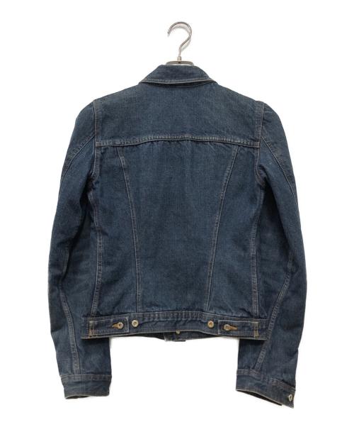 DOLCE & GABBANA（ドルチェ＆ガッバーナ）DOLCE & GABBANA (ドルチェ＆ガッバーナ) レオパードライナーデニムジャケット インディゴ サイズ:XSの古着・服飾アイテム