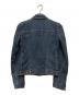 DOLCE & GABBANA (ドルチェ＆ガッバーナ) レオパードライナーデニムジャケット インディゴ サイズ:XS：10000円