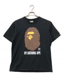 A BATHING APE（アベイシングエイプ）の古着「エイププリントTシャツ」｜ブラック