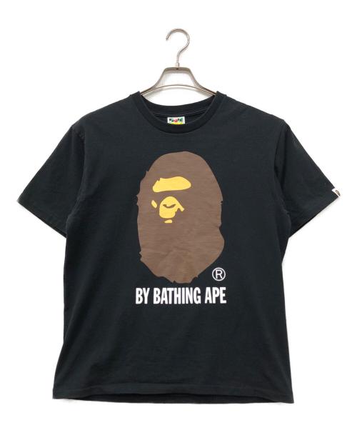 A BATHING APE（アベイシングエイプ）A BATHING APE (アベイシングエイプ) エイププリントTシャツ ブラック サイズ:Lの古着・服飾アイテム