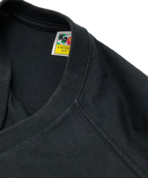 A BATHING APE（アベイシングエイプ）A BATHING APE (アベイシングエイプ) エイププリントTシャツ ブラック サイズ:Lの古着・服飾アイテム