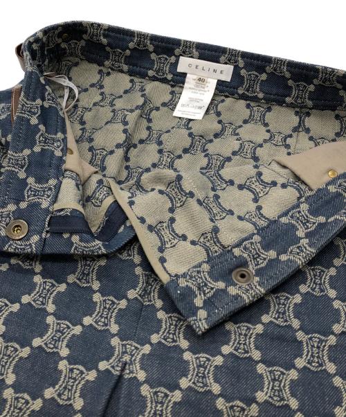CELINE（セリーヌ）CELINE (セリーヌ) トリオンフデニムスカート インディゴ サイズ:40の古着・服飾アイテム