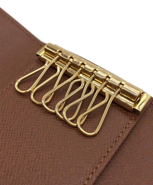 LOUIS VUITTON（ルイ ヴィトン）LOUIS VUITTON (ルイ ヴィトン) キーケース ミュルティクレ6 ブラウン サイズ:下記参照の古着・服飾アイテム