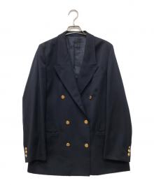 Burberry's（バーバリーズ）の古着「金釦ダブルブレザー」｜ネイビー