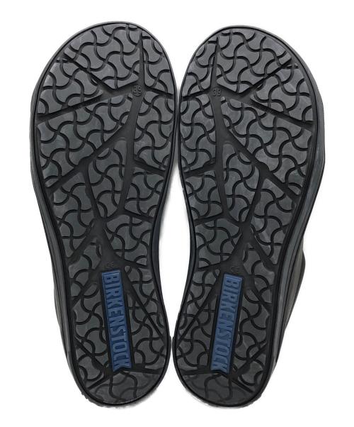 BIRKENSTOCK（ビルケンシュトック）BIRKENSTOCK (ビルケンシュトック) QS00 レザーシューズ ブラック サイズ:25cmの古着・服飾アイテム