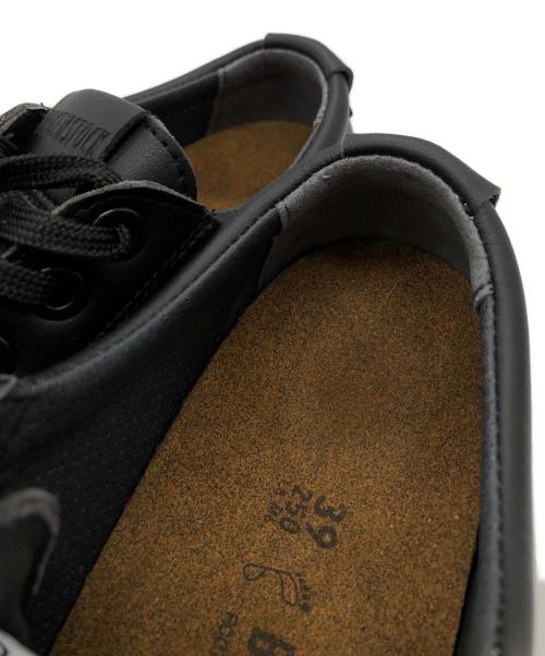 BIRKENSTOCK（ビルケンシュトック）BIRKENSTOCK (ビルケンシュトック) QS00 レザーシューズ ブラック サイズ:25cmの古着・服飾アイテム