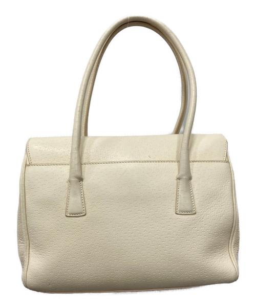 Salvatore Ferragamo（サルヴァトーレ フェラガモ）Salvatore Ferragamo (サルヴァトーレ フェラガモ) ガンチーニフラップトートバッグ ベージュ サイズ:下記参照の古着・服飾アイテム