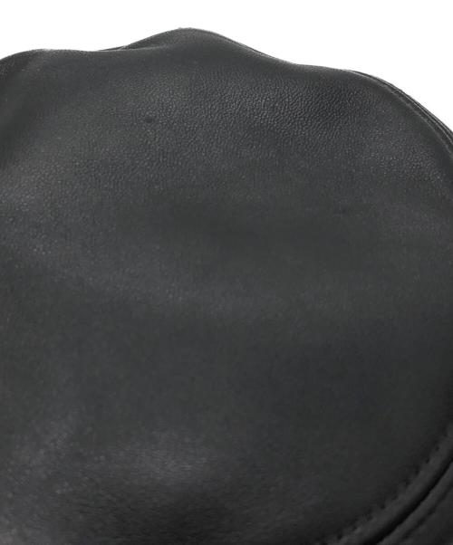LOEWE（ロエベ）LOEWE (ロエベ) フィッシャーマンレザーバケットハット ブラック サイズ:59の古着・服飾アイテム