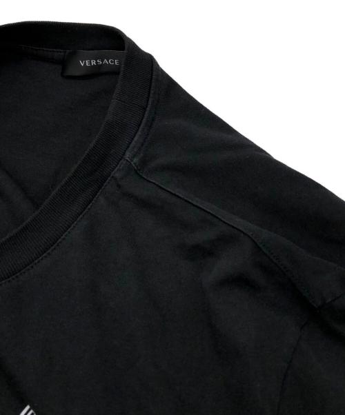 VERSACE（ヴェルサーチェ）VERSACE (ヴェルサーチェ) メデューサロゴTシャツ ブラック サイズ:XSの古着・服飾アイテム