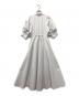 Her lip to (ハーリップトゥ) Volume Sleeve Stripe Dress ホワイト サイズ:S：12000円