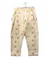 RUSSELUNO（ラッセルノ）の古着「LOGO PATTERN WIDE PANTS」｜アイボリー